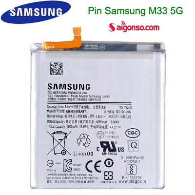 Thay pin Samsung Galaxy M33